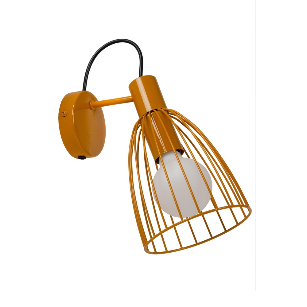Lucide WandlampjeMacarons okergeel - 74217/01/44